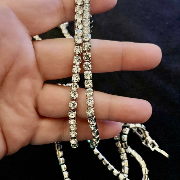 🆕2 Ice-Timed🆕 CZ Necklaces. X’s 2, one is 20’ and the other is 22’ long. - Picture 8 of 12